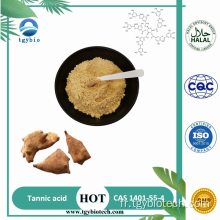 CAS d&#39;acide tannique de qualité alimentaire de haute qualité 1401-55-4